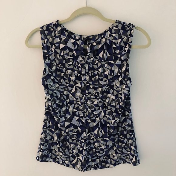 Calvin Klein Multi Color Sleeveless Top Petite S New - Picture 5 of 11